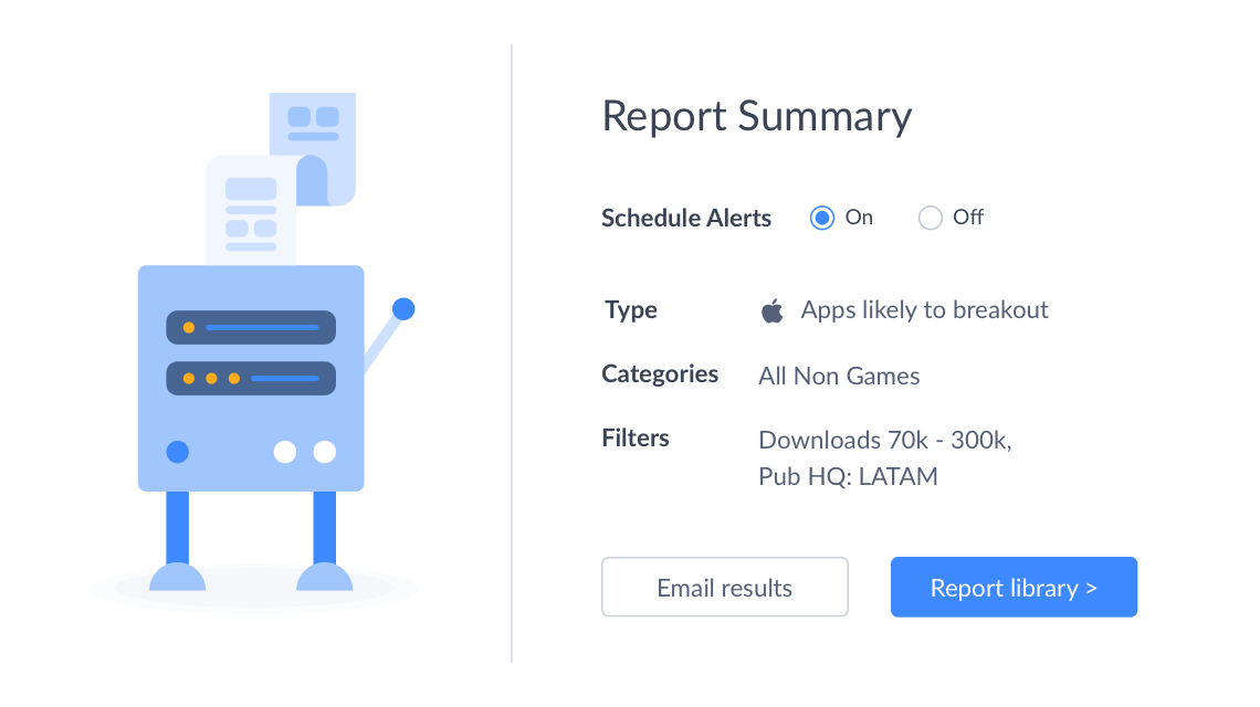 Use custom reports to soure the best deals before your competition